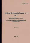 Dienstvorschrift D 662/12 Leichter Personenkraftwagen K 1 VW Kübelwagen Typ 82 Sonderausrüstung für Tropen