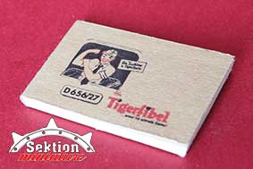 Miniatur Dienstvorschrift D665/27 Tigerfibel Tiger manual 1/6 1:6 Minibuch Minibook Modellbau Armortek Sektion miniature