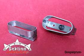 Miniatur Bauteil Dekoration 1:6 1/6 Gewehraufnahme Gewehrlagerung Karabineraufnahme gun holder Zubeh&ouml;r Modellbau scale modelling Armortek accessories parts Sektion miniature