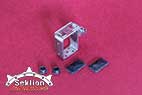 Miniatur Bauteil Dekoration 1:6 1/6 Gewehraufnahme Gewehrlagerung Karabineraufnahme Verschlusslager gun holder clamp Modellbau scale modelling Armortek accessories parts Sektion miniature
