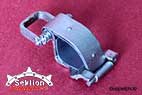 Miniatur Bauteil Dekoration 1:6 1/6 Verschlusslager Werkzeugklemme Klemme Klammer clamp bracket holder Tiger Panzer tank Zubeh&ouml;r Modellbau scale modelling Armortek accessories parts Sektion miniature