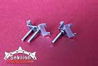 Miniatur Bauteil Dekoration 1:6 1/6 Verschlusslager Werkzeugklemme Klemme Klammer clamp bracket holder Tiger Panzer tank Zubeh&ouml;r Modellbau scale modelling Armortek accessories parts Sektion miniature
